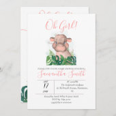 サファリ ベビー ニュートラル インビテーション (正面/裏面)