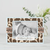 サファリ・ボーイの発表カード 案内状 (スタンド正面)