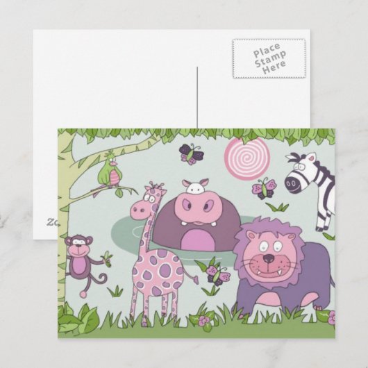 サファリ ポストカード (正面/裏面)