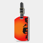 サファリ ラゲッジタグ (正面縦)