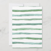 サファリ ワイルド ワン 1歳の誕生日 ジャングルの動物 招待状 (裏面)