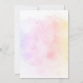 サファリ ワイルド ワン 1歳の誕生日 招待状 (裏面)