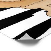 サファリ 動物 ぬりえ ポスター (角)