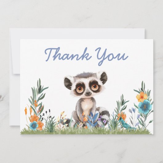 サファリ 感謝カード (正面)