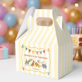 サファリ 誕生日パーティーをお祝いしよう フェイバーボックス