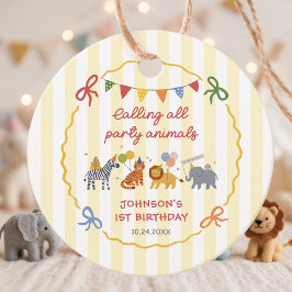 サファリ 誕生日パーティーをすべて呼び出す フェイバータグ