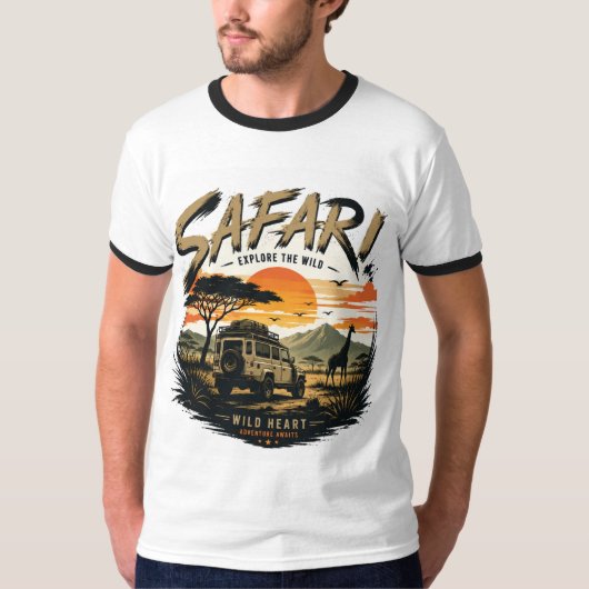 サファリTシャツ Tシャツ (正面)
