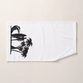 「サファー – ヤシの木」バスタオルユニークセット バスタオルセット (ハンドタオル)