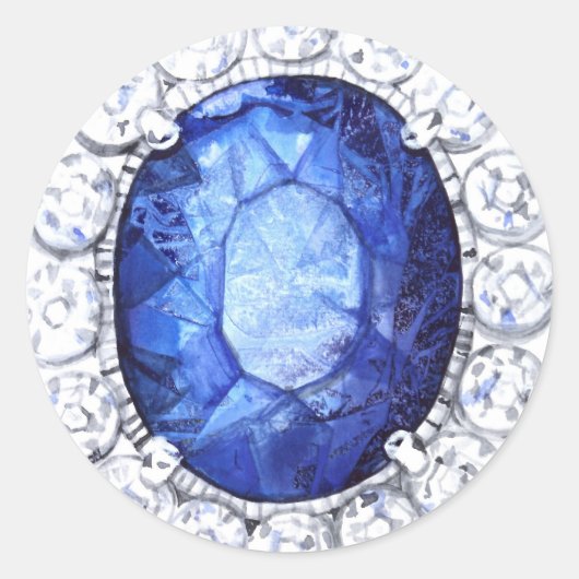 サファ王室のイアオリジナル水彩 ラウンドシール (正面)