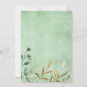 サファ男女兼用リ動物のベビーシャワーを郵送 招待状 (裏面)