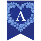 サファ結婚イア45周年記念カスタム写真 バンティングフラッグ (第2の旗)