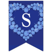 サファ結婚イア45周年記念カスタム写真 バンティングフラッグ (第1の旗)