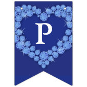 サファ結婚イア45周年記念カスタム写真 バンティングフラッグ (第3の旗)