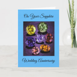 サフィパーソナライズされたレス45結婚周年 カード