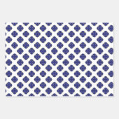 サフエレガントア航海の・ブルーとホワイト ラッピングペーパーシート (正面3)