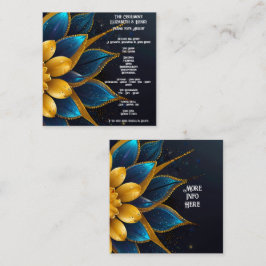 サフエレガントィアと金ゴールドフローラ結婚 エンクロージャーカード