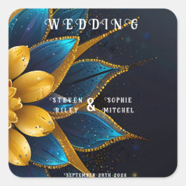 サフエレガントィアと金ゴールドフローラ結婚 スクエアシール