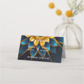 サフエレガントィアと金ゴールドフローラ結婚 プレイスカード (正面)