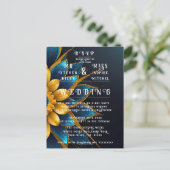 サフエレガントィアと金ゴールドフローラ結婚 ポストカード (スタンド正面)