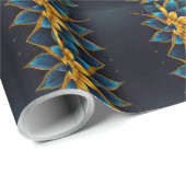 サフエレガントィアと金ゴールドフローラ結婚 ラッピングペーパー (ロールコーナー)