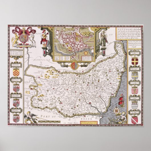 サフォークとイプスウィッチの状況 ポスター (正面)