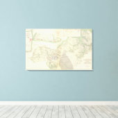 サフォークと周辺 キャンバスプリント (インサイチュ (ウッドフロア))