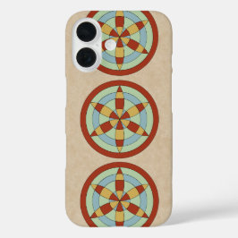 サフォークの六弁星形(デイジーホイール) 魔女の印 iPhone 16ケース