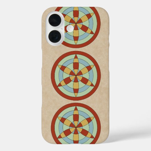 サフォークの六弁星形(デイジーホイール) 魔女の印 Case-Mate iPhoneケース (裏面)