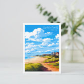 サフォークコーストヘアスイングランドヴィンテージ旅行地 ポストカード (スタンド正面)