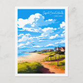 サフォークコーストヘアスイングランドヴィンテージ旅行地 ポストカード (正面)