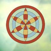 サフォークヘキサオイル(デイジーホイール)魔女マーク ウィンドウサイン (シート3)