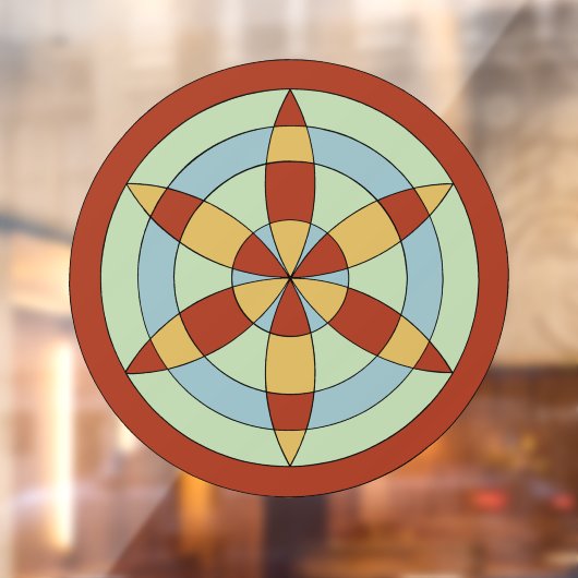 サフォークヘキサオイル(デイジーホイール)魔女マーク ウィンドウサイン (シート2)