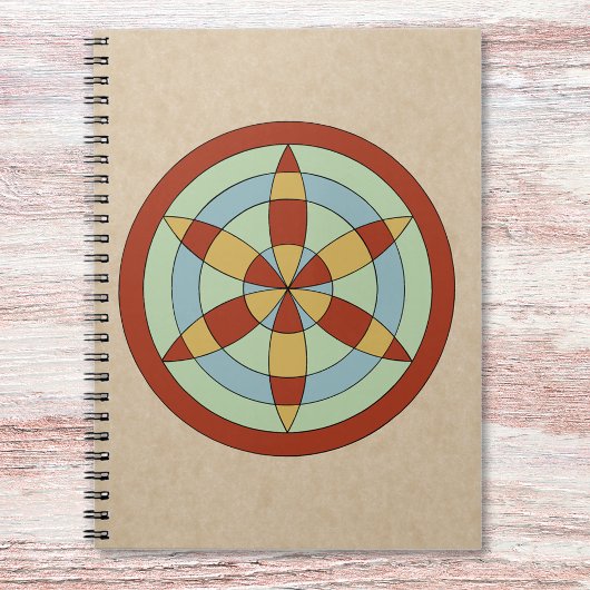 サフォークヘキサオイル(デイジーホイール)魔女マーク ノートブック