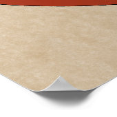 サフォークヘキサオイル(デイジーホイール)魔女マーク ポスター (角)