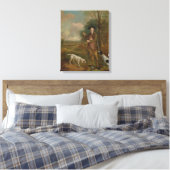 サフォーク専攻の州タンニントンのジョン・ダーデ（1726年～1811年） キャンバスプリント (インサイチュ (寝室))