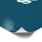 サフォーク東アングリアの地図 ポスター (コーナー)