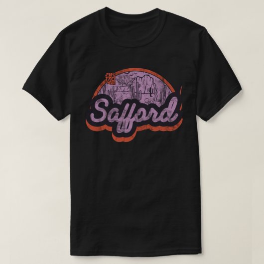 サフォード、アリゾナ州 Tシャツ (デザイン正面)