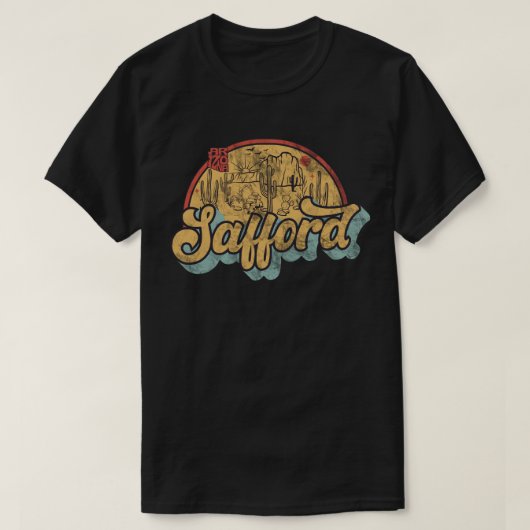 サフォード、アリゾナ州 Tシャツ (デザイン正面)