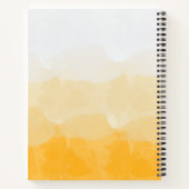 サフグラデーションロンとサンライトイエローラブグラデーション ノートブック (裏面)