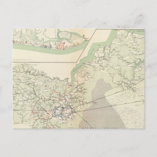 サフフォーク及びその周辺 ポストカード (正面)