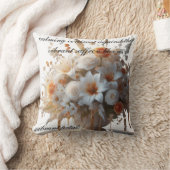 サフランに対する落ち着いた鮮やかコントラスト クッション (ブランケット)