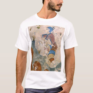 サフランを集めている女の子 Tシャツ