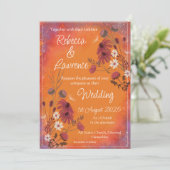 サフランスカイの野の花 招待状 (スタンド正面)