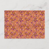 サフランスカイ ワイルドフラワーズ - 結婚式の封入カード エンクロージャーカード (裏面)