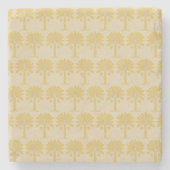 サフランスパイスモーズパーム ストーンコースター (正面)