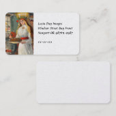 サフランパンをもたらすサンルシアと子供 名刺 (正面/裏面)