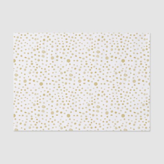 サフラン紙吹雪水彩ドットティッシュペーパー 薄葉紙 (正面)