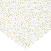 サフラン紙吹雪水彩ドットテーブルランナー ミディアムテーブルランナー (コーナー)