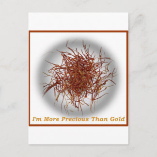 サフラン金ゴールド ポストカード