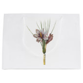 サフラン・クロッカス（クロッカス・サティヴィス）by Redoute ラージペーパーバッグ (正面)